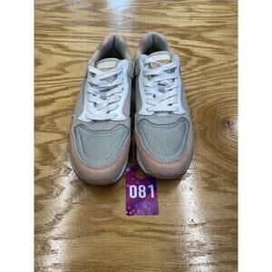 Hoff Sneakers Women's 8 Taupe Pink Lace Up Low Top Running Athletic Shoes